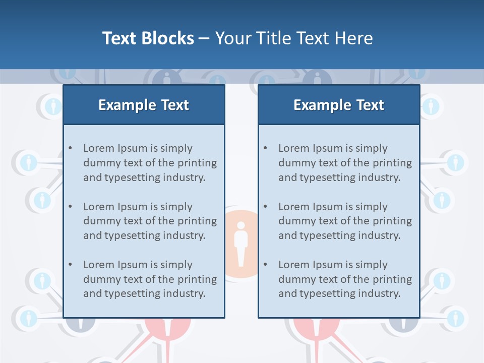Symbol Business Connection PowerPoint Template