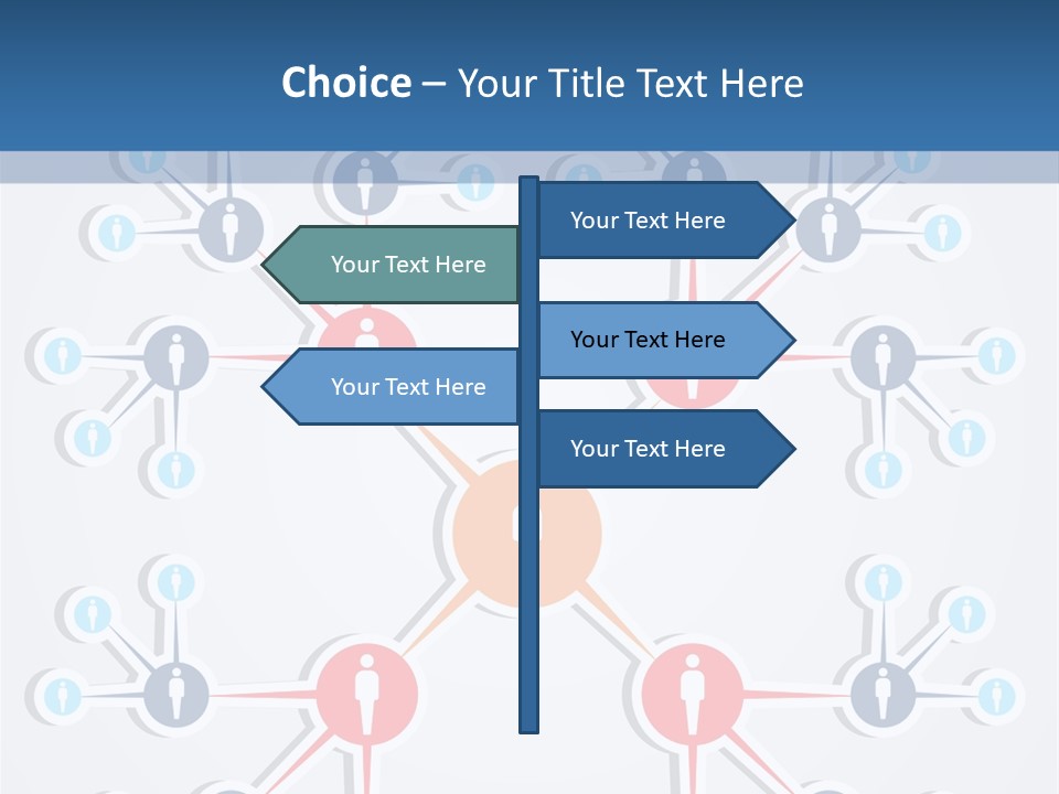 Symbol Business Connection PowerPoint Template