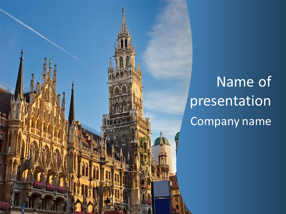 View Bavarian Rathaus PowerPoint Template