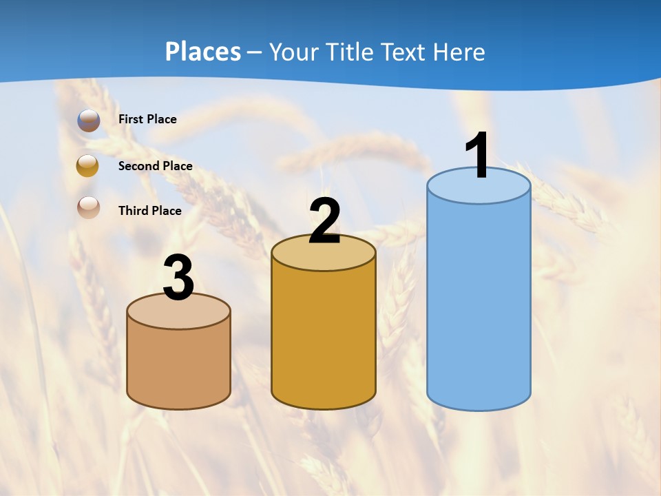 Nature Blue Stem PowerPoint Template