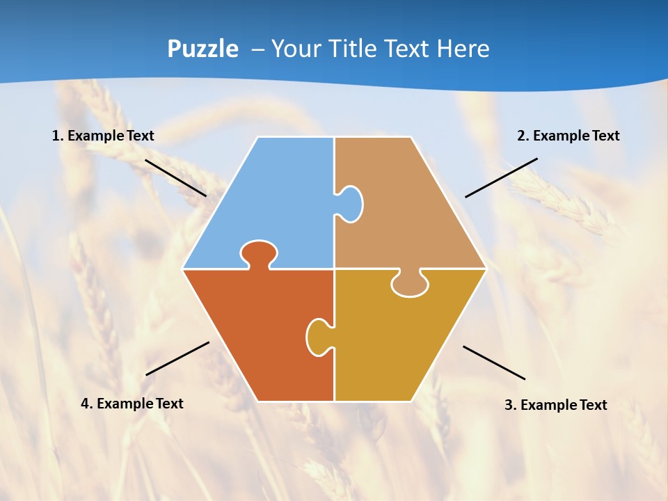 Nature Blue Stem PowerPoint Template