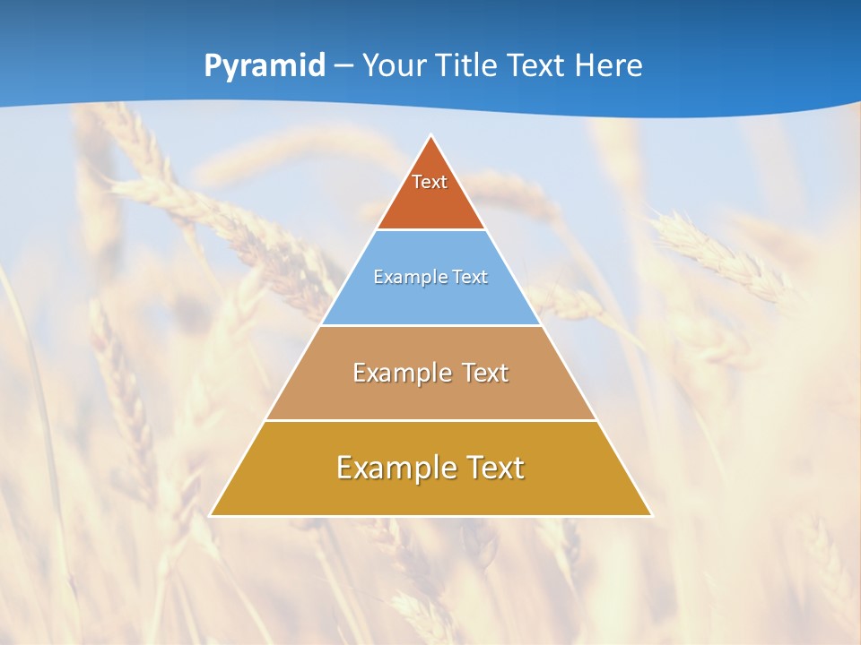 Nature Blue Stem PowerPoint Template