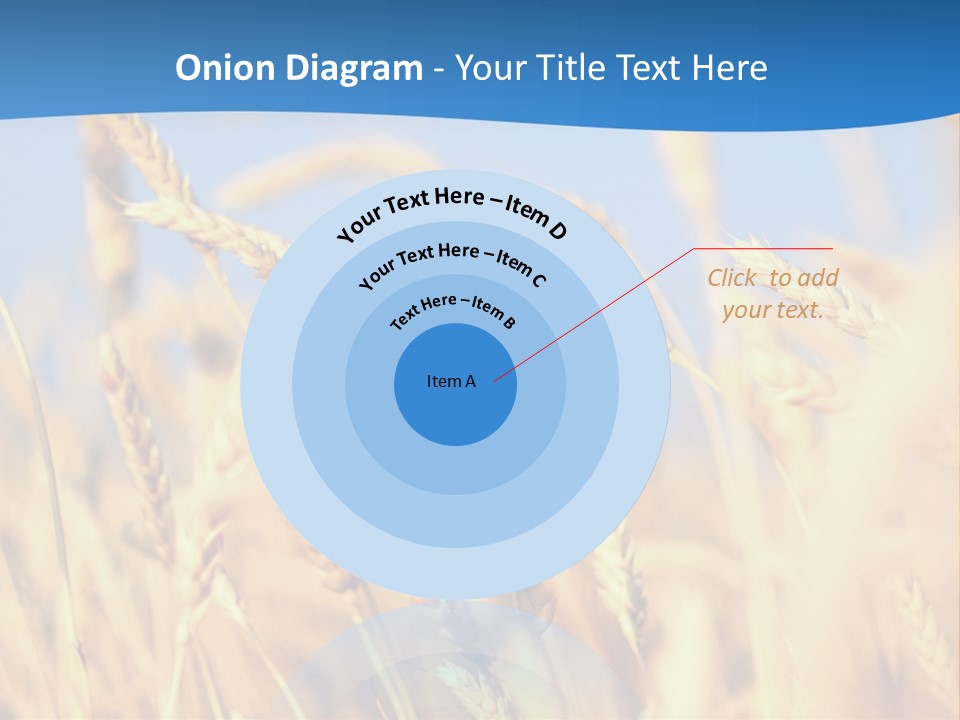 Nature Blue Stem PowerPoint Template