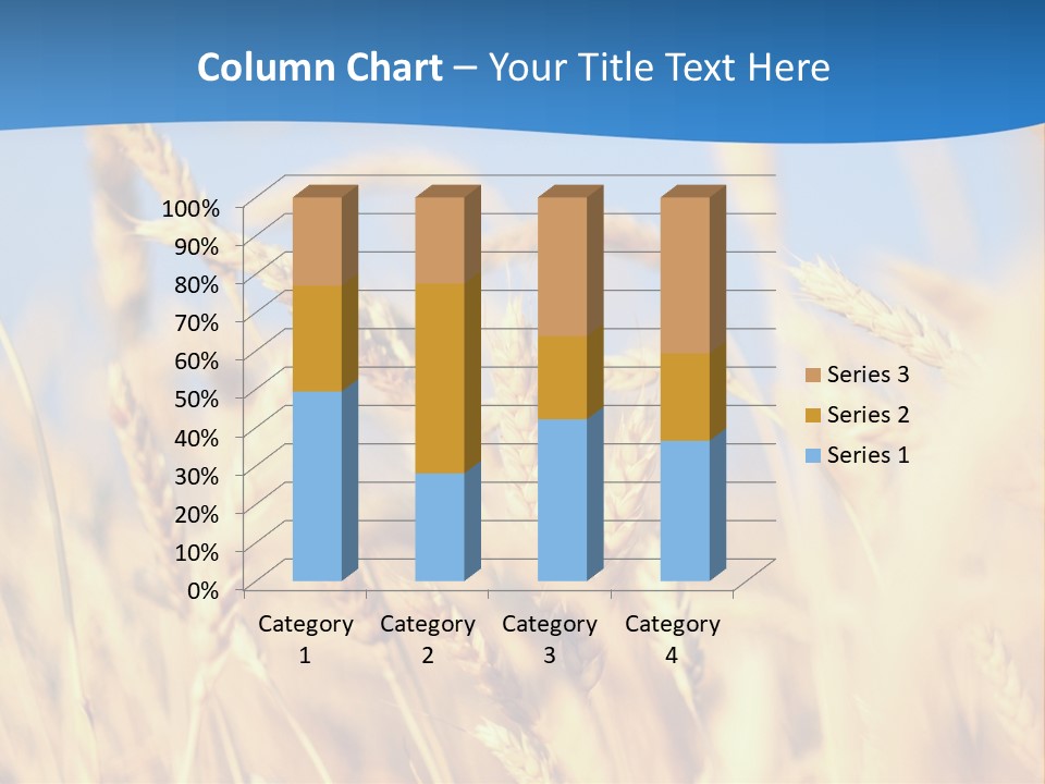 Nature Blue Stem PowerPoint Template