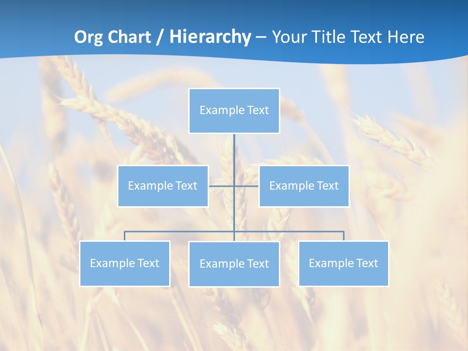 Nature Blue Stem PowerPoint Template