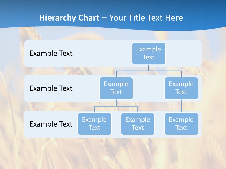 Nature Blue Stem PowerPoint Template