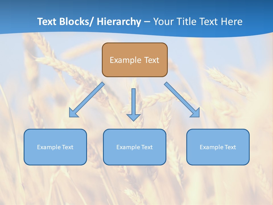 Nature Blue Stem PowerPoint Template