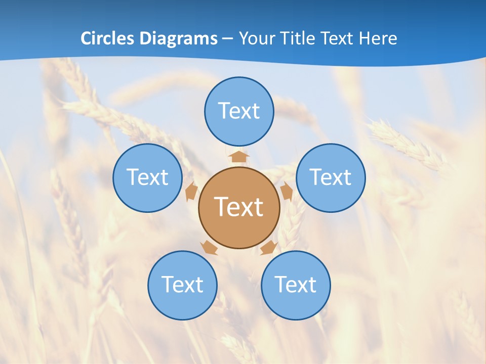 Nature Blue Stem PowerPoint Template