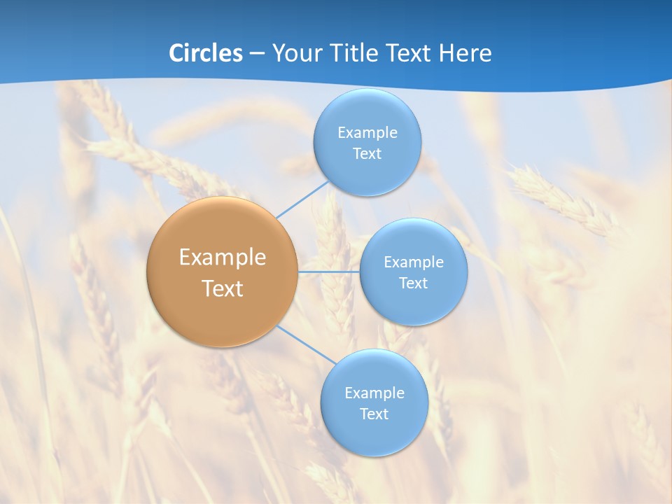 Nature Blue Stem PowerPoint Template