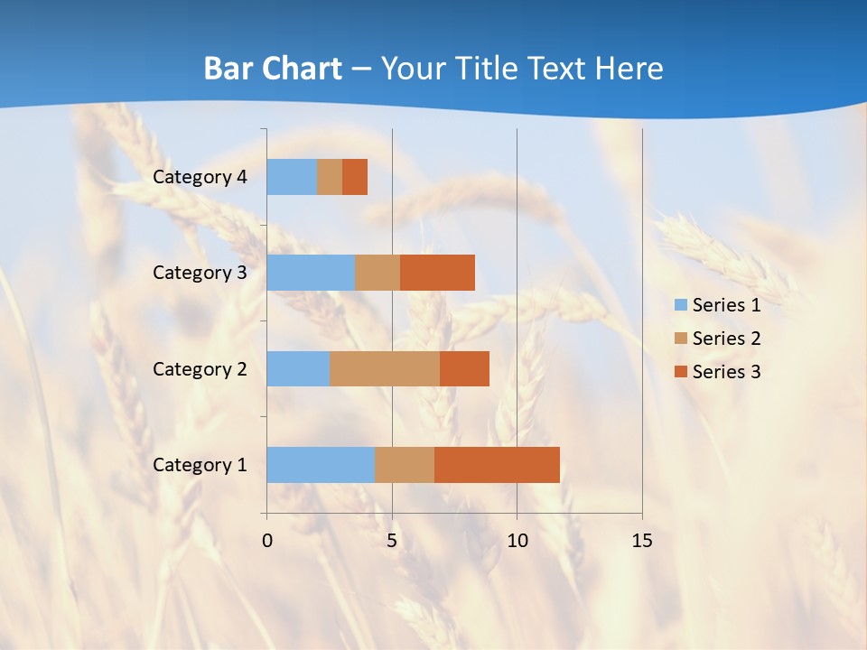 Nature Blue Stem PowerPoint Template