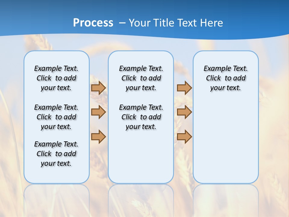 Nature Blue Stem PowerPoint Template