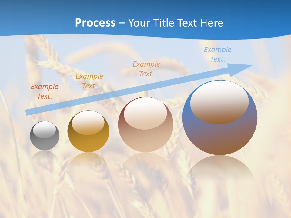 Nature Blue Stem PowerPoint Template