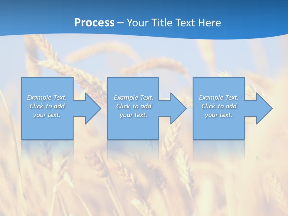 Nature Blue Stem PowerPoint Template