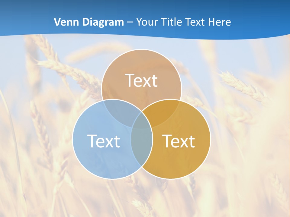Nature Blue Stem PowerPoint Template