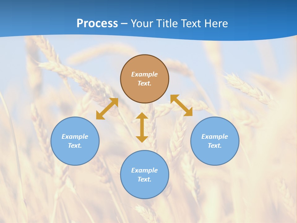 Nature Blue Stem PowerPoint Template