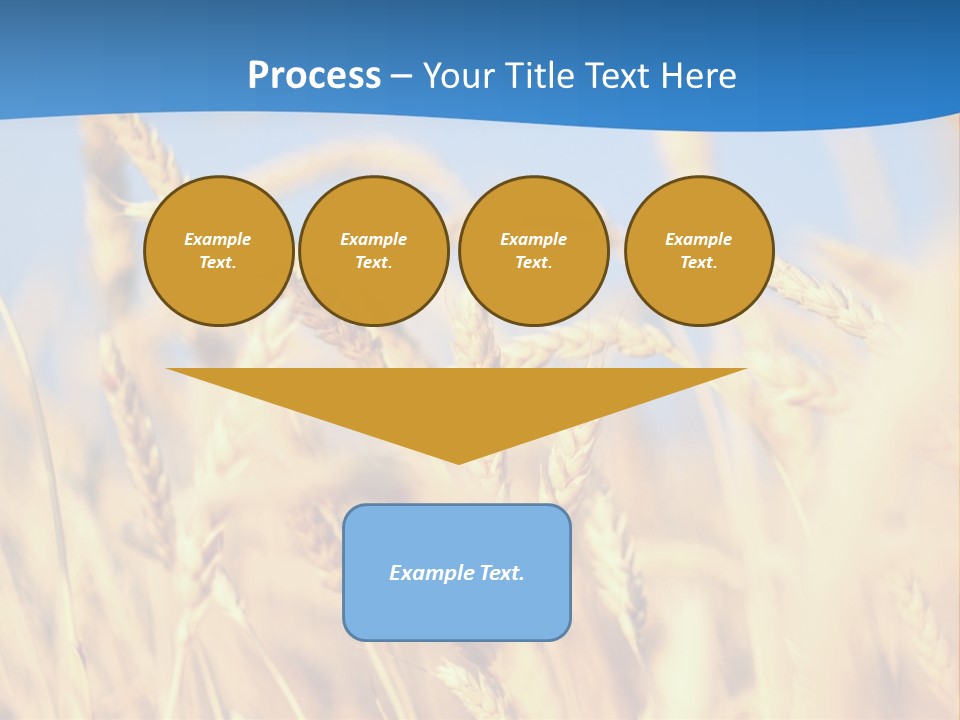 Nature Blue Stem PowerPoint Template