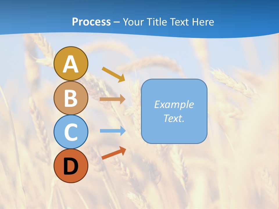 Nature Blue Stem PowerPoint Template