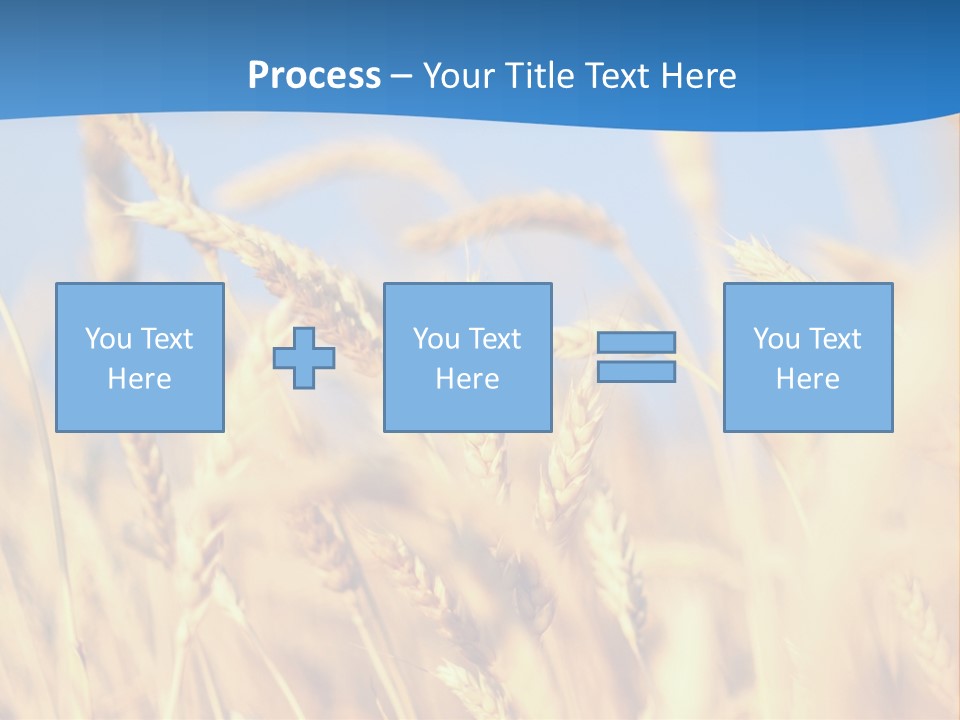 Nature Blue Stem PowerPoint Template