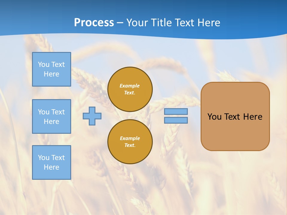 Nature Blue Stem PowerPoint Template