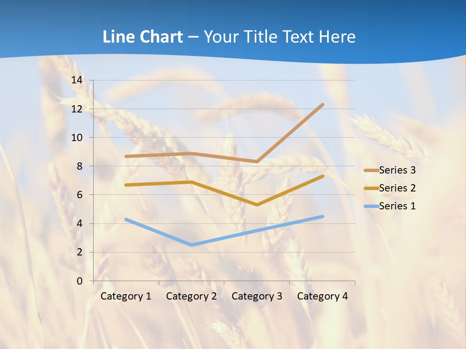 Nature Blue Stem PowerPoint Template