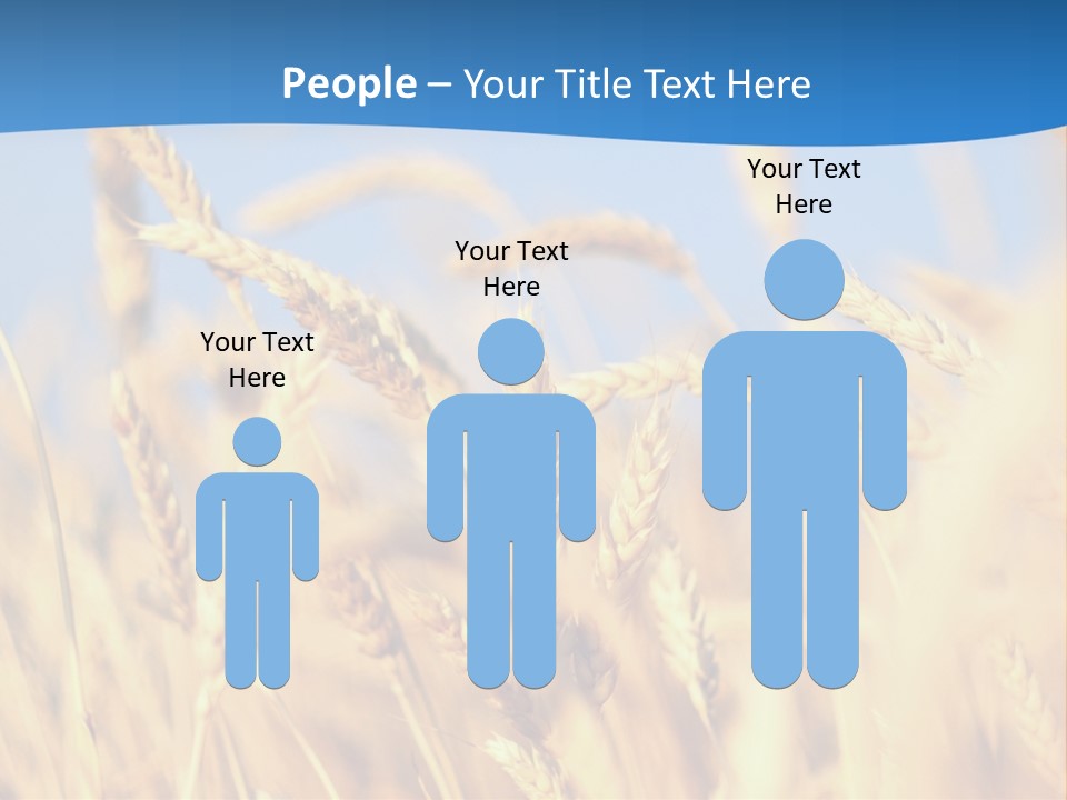 Nature Blue Stem PowerPoint Template