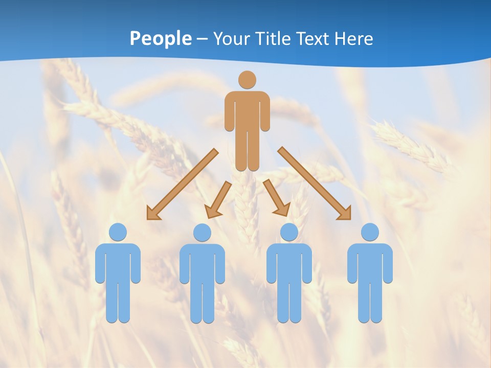 Nature Blue Stem PowerPoint Template