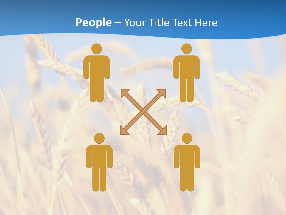 Nature Blue Stem PowerPoint Template