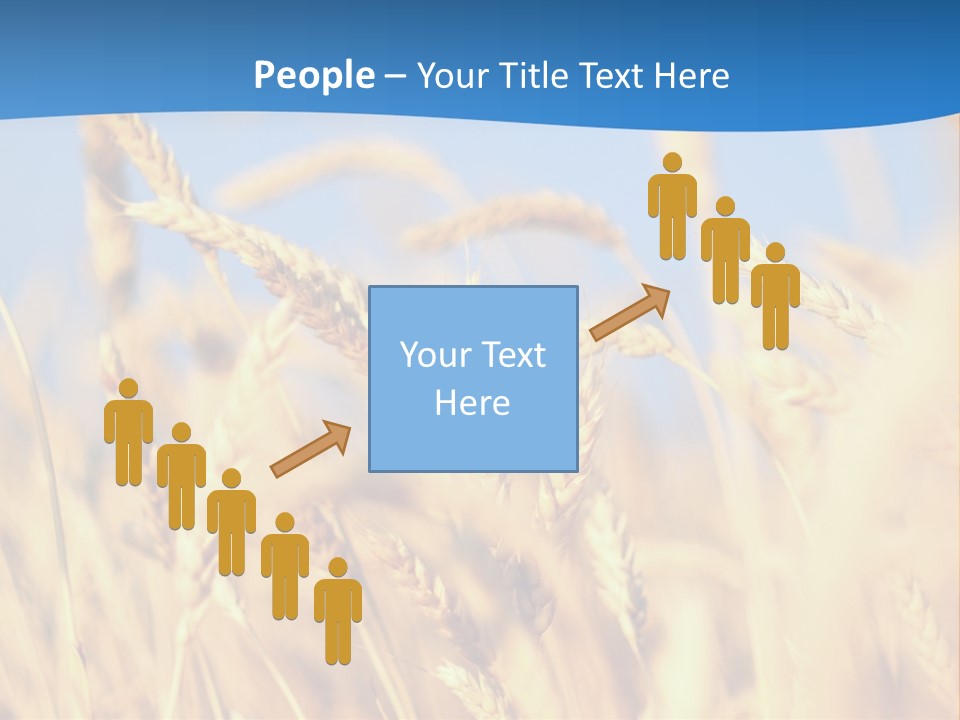 Nature Blue Stem PowerPoint Template