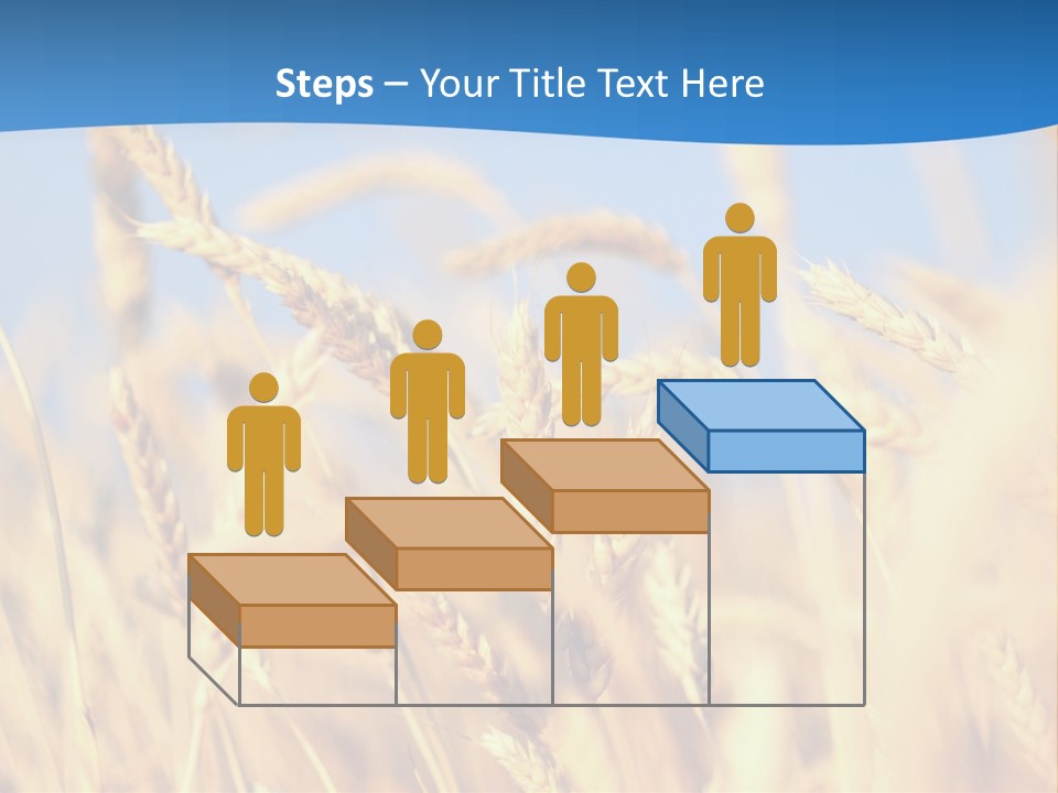 Nature Blue Stem PowerPoint Template