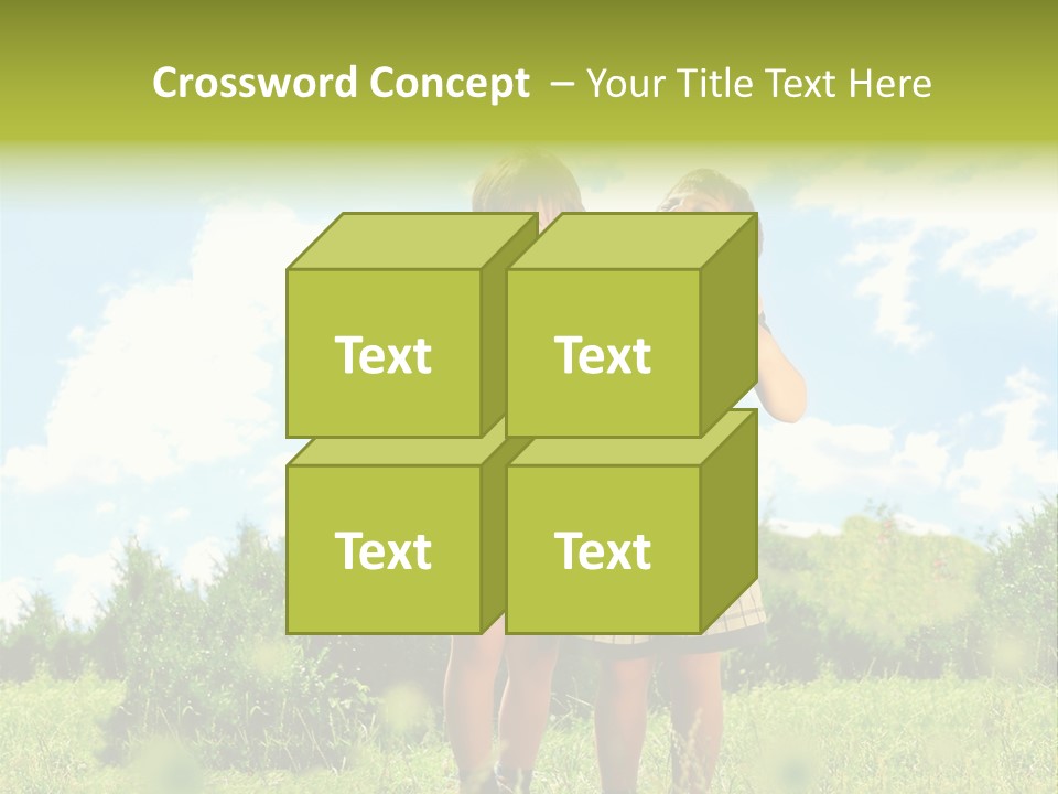 Cereal Sibling Grass PowerPoint Template