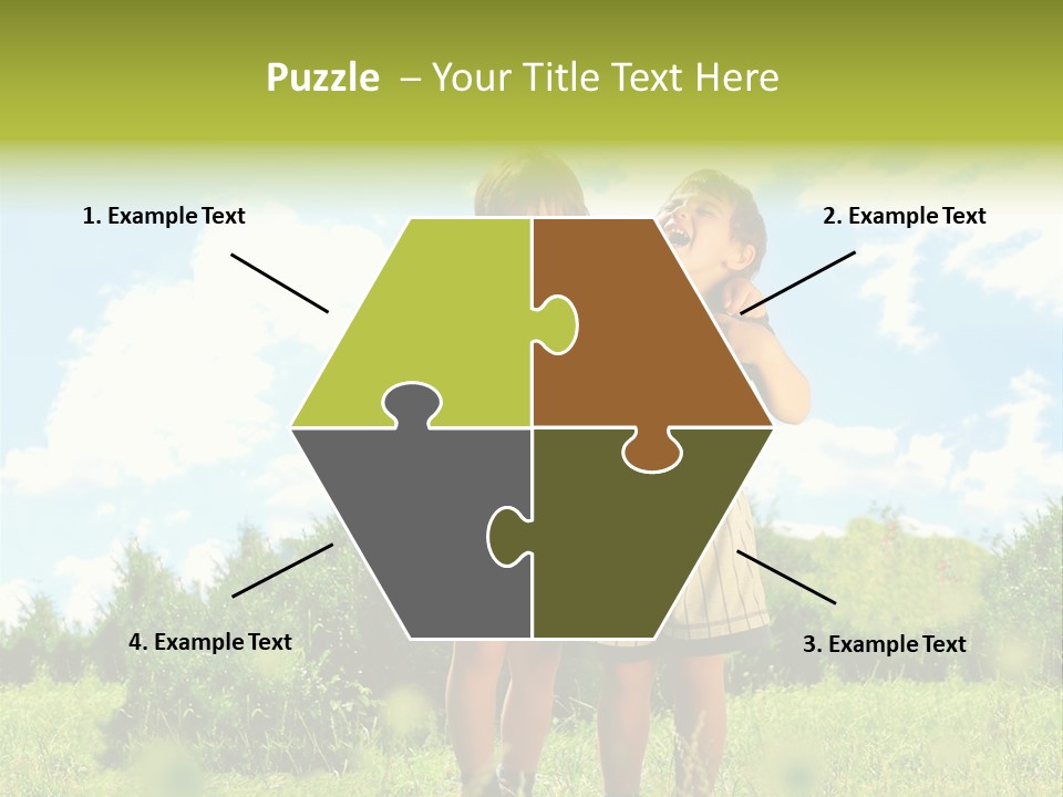 Cereal Sibling Grass PowerPoint Template