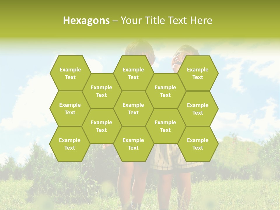 Cereal Sibling Grass PowerPoint Template