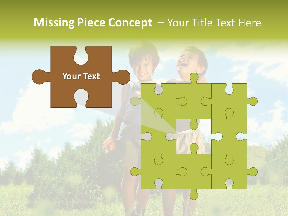 Cereal Sibling Grass PowerPoint Template