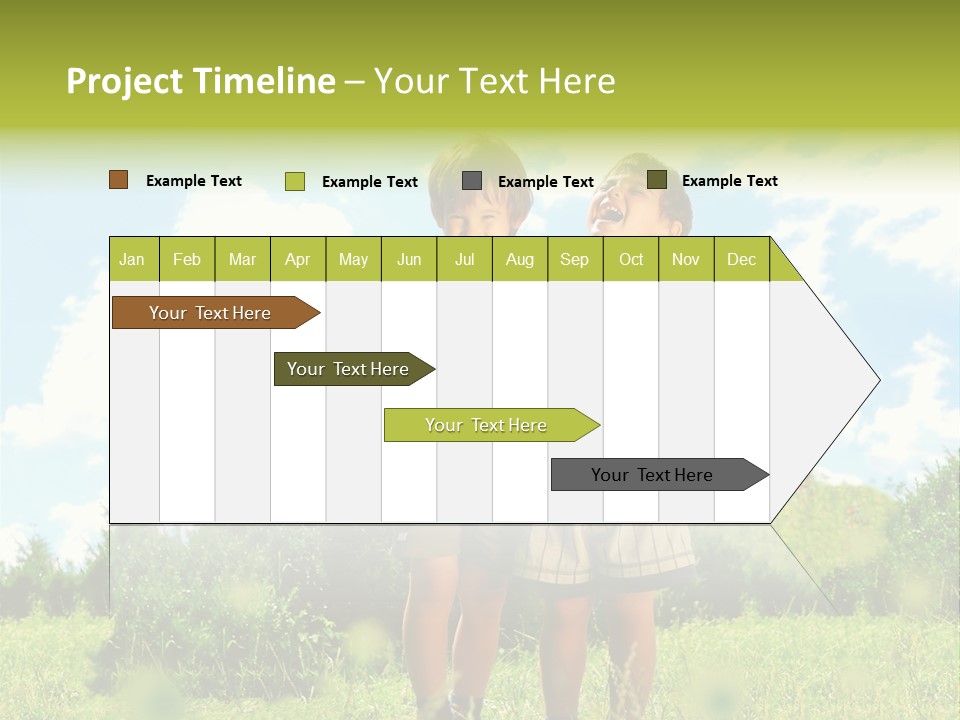 Cereal Sibling Grass PowerPoint Template