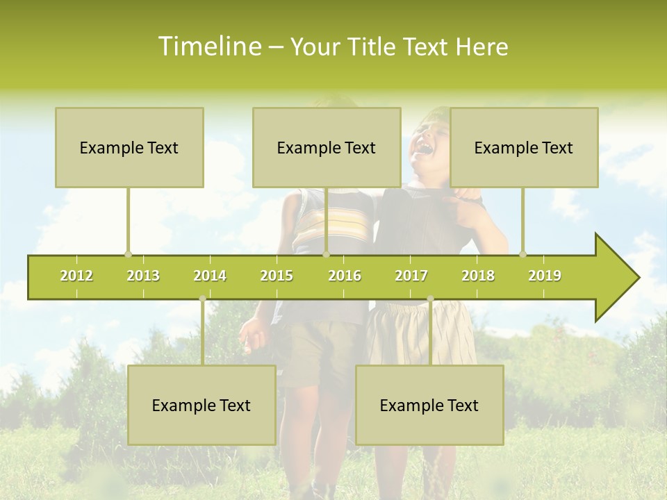 Cereal Sibling Grass PowerPoint Template