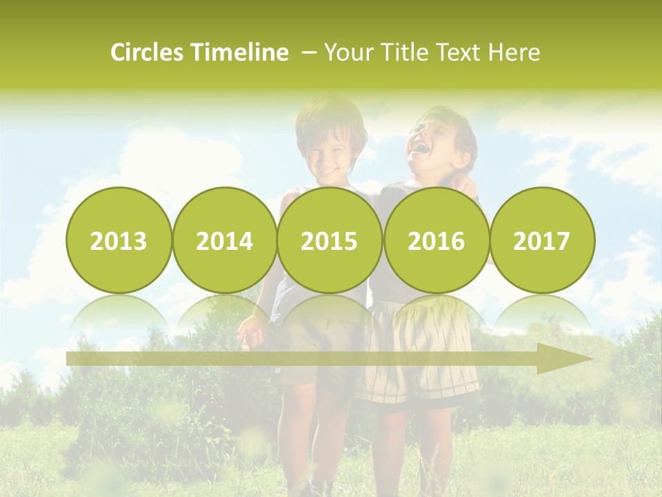 Cereal Sibling Grass PowerPoint Template