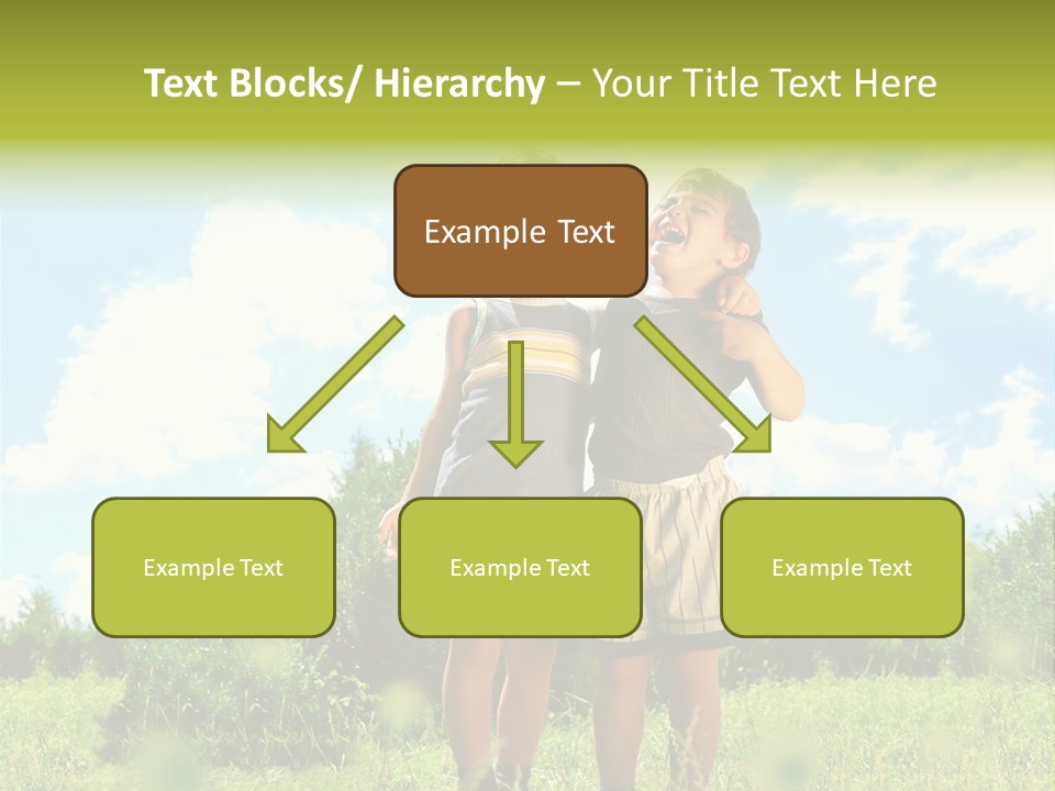 Cereal Sibling Grass PowerPoint Template