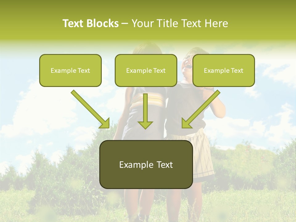 Cereal Sibling Grass PowerPoint Template