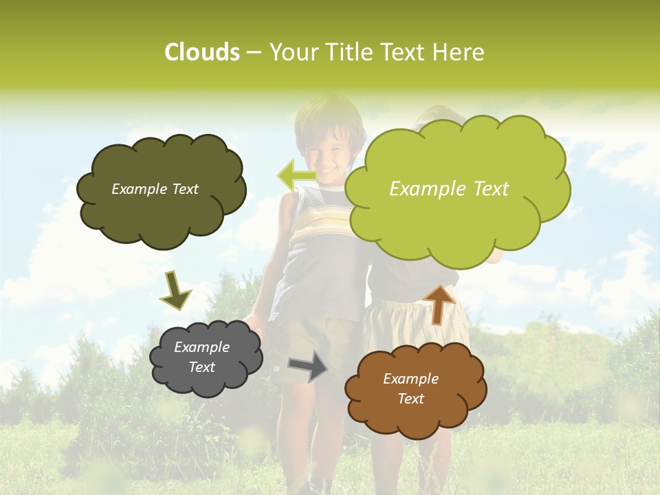 Cereal Sibling Grass PowerPoint Template