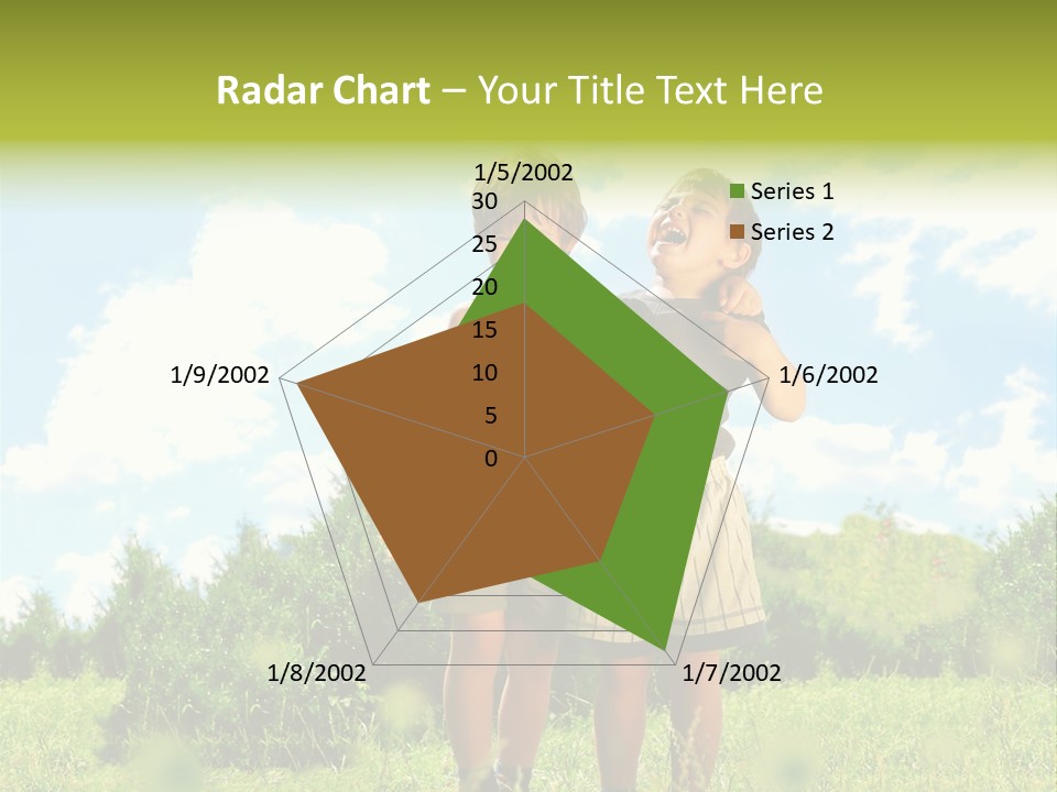 Cereal Sibling Grass PowerPoint Template