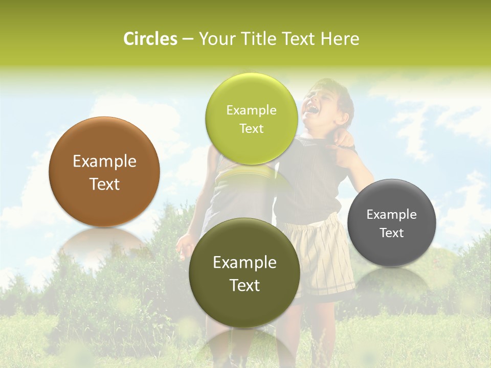 Cereal Sibling Grass PowerPoint Template