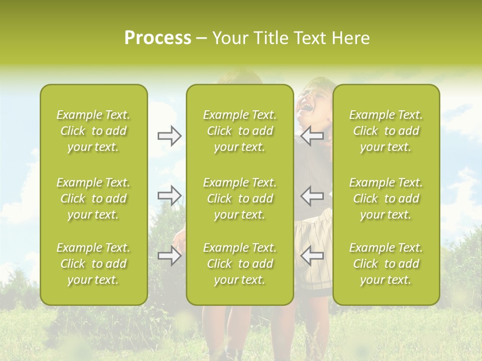Cereal Sibling Grass PowerPoint Template