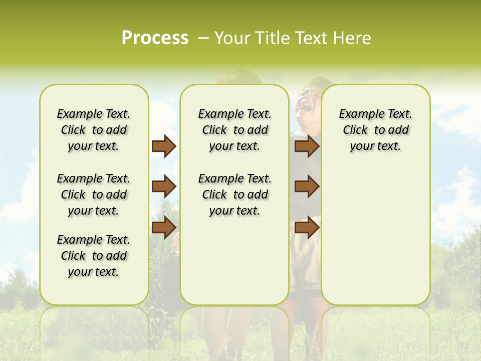 Cereal Sibling Grass PowerPoint Template