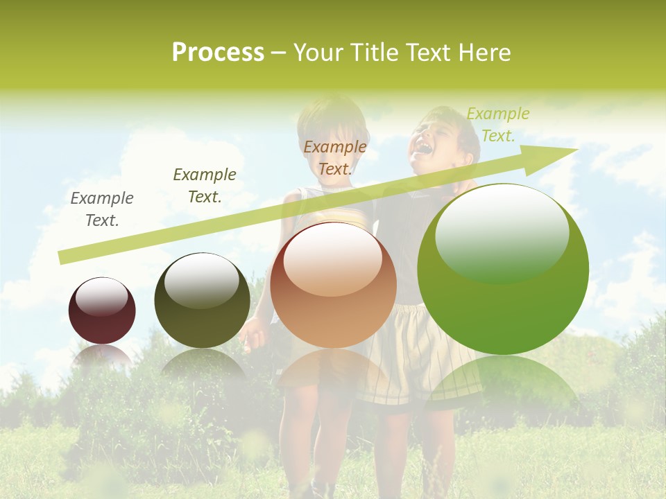 Cereal Sibling Grass PowerPoint Template
