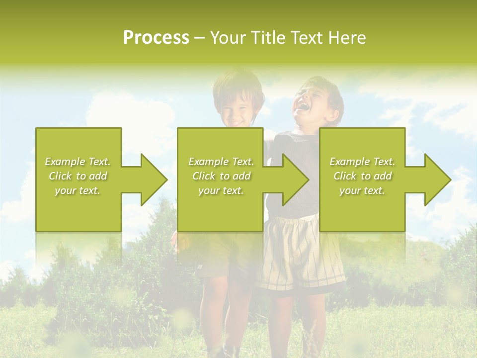 Cereal Sibling Grass PowerPoint Template