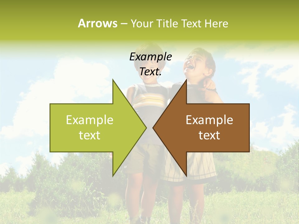 Cereal Sibling Grass PowerPoint Template