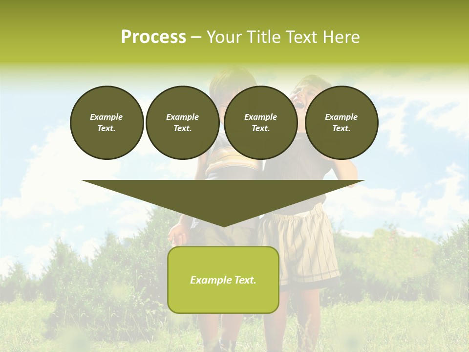 Cereal Sibling Grass PowerPoint Template