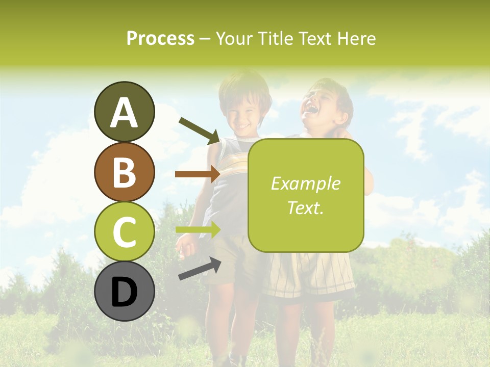 Cereal Sibling Grass PowerPoint Template