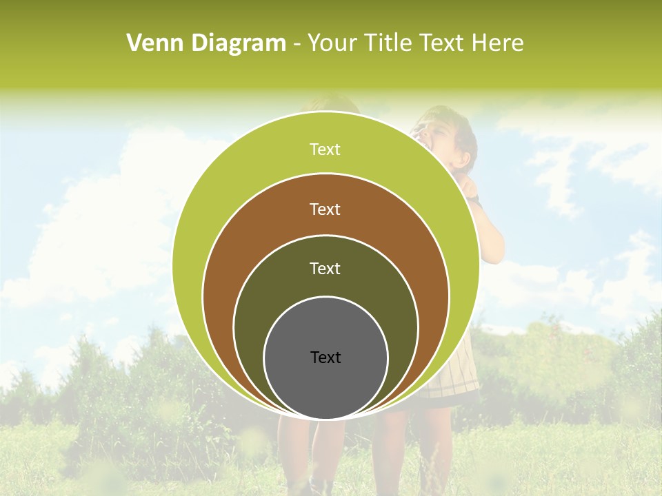 Cereal Sibling Grass PowerPoint Template