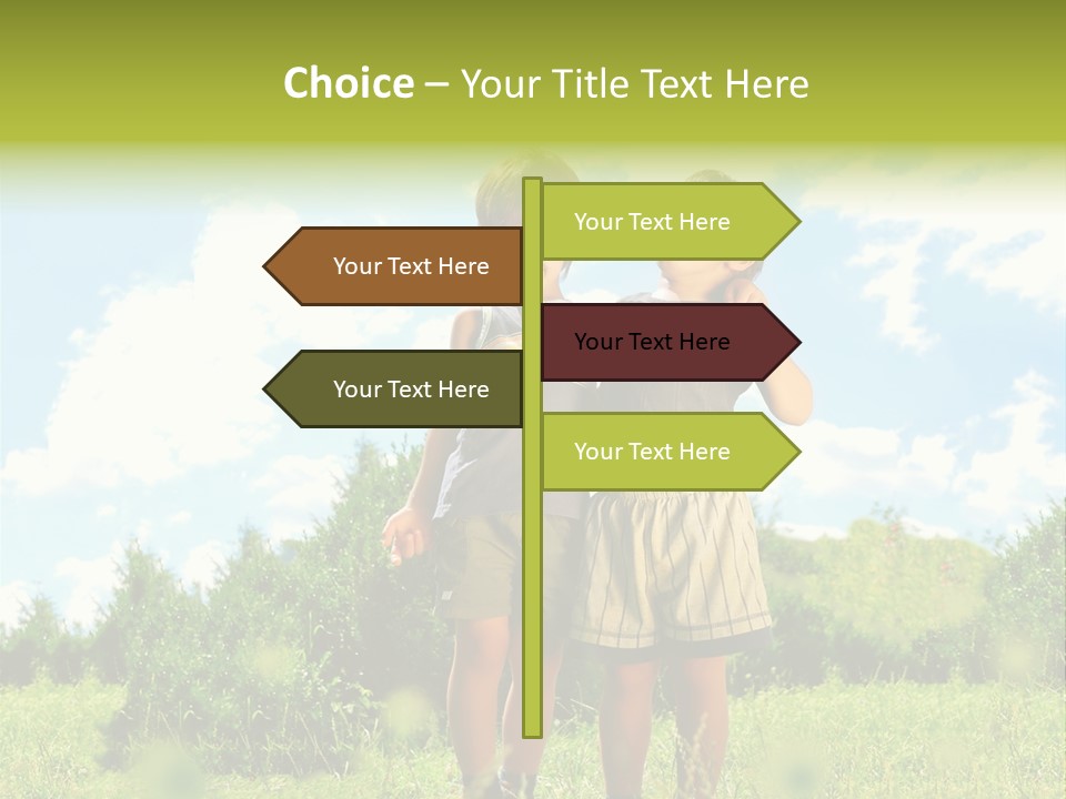 Cereal Sibling Grass PowerPoint Template